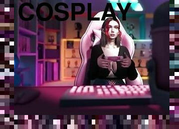 Streamer - Arigameplays (3D Cosplays) Gamer ROOM - My Priv - Huge ASS