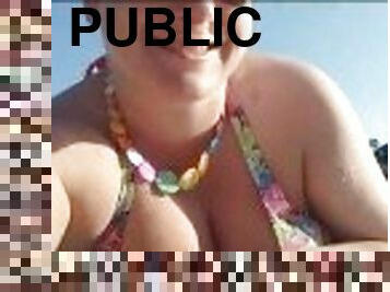 public, amatori, piscina, solo