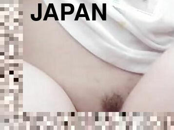 asiático, bañando, peluda, meando, coño-pussy, amateur, japonés, fetichista, a-solas, húmedo