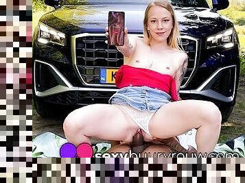 DUTCH PORN: IN PUBLIC: Black Dude bangs White Teen in His Car (INTERRACIAL) - SEXYBUURVROUW