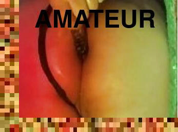 Amateur solo pussy and anal play