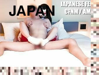 asiatisk, brystvorter, orgasme, amatør, japansk, slave, cfnm, cum, elskerinne, footjob