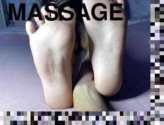 Massagem nos pé da Goddess