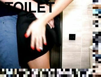 pubblici, toilette, scene-di-sesso-con-vestiti, brunette, club