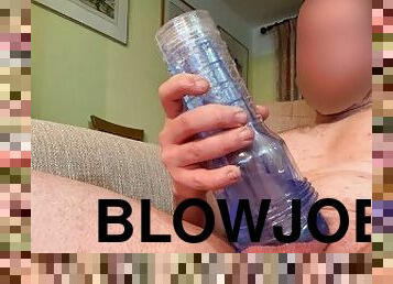 Testing the Fleshlight BLOWJOB Simulator  It Feels so REALISTIC  Mind Blowing ORGASM, CUMSHOT