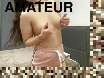 mastürbasyon-masturbation, boşalma, amcık-pussy, amatör, güzellik, genç, parmaklama, 18-yaşındaki, sevimli, ufak-tefek-kadın