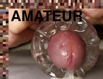 orgasm, amatör, cumshot, creampie, sprut, fetisch, massiv, ensam