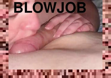 Blowjob till I cum and she eats it