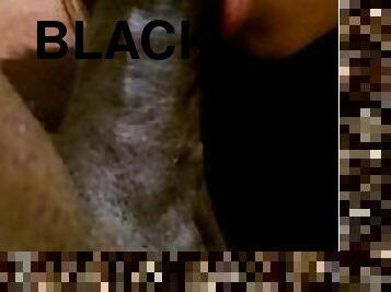 FREAKY white girl LOVES to give LONG black BBC SLOPPY TOP!!????????????