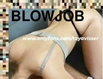 pretty girl blowjob and sex OF PROMO @tayavisser