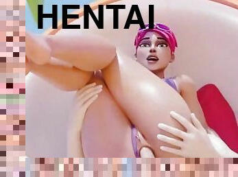 tate-mari, anal, japoneza, plaja, fundulet, hentai, tate, alb