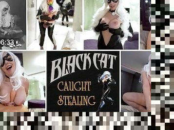 BLACK CAT CAUGHT STEALING - ImMeganLive