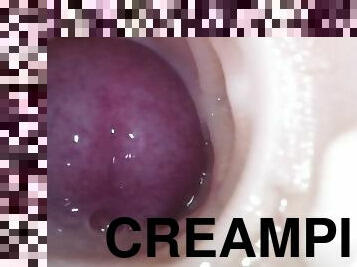 pussy, amatør, cumshot, leke, creampie, pov, cum, sperm