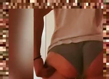 Cute femboy twerking