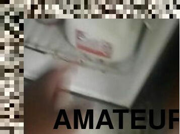 amatør, i-ansigtet, mælk