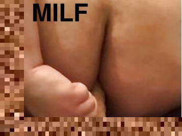 Bbw Milf Sneaks Into Bathroom For Anal