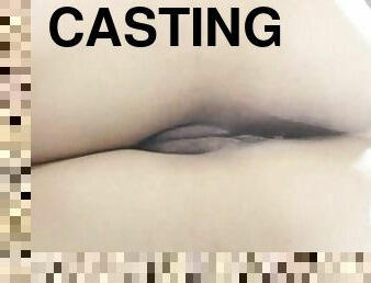 traseiros, amador, latina, casting, penetração-de-braço, beijando