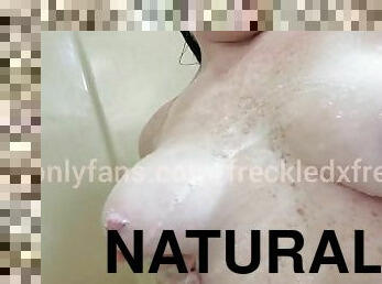 Soapy titties in the shower