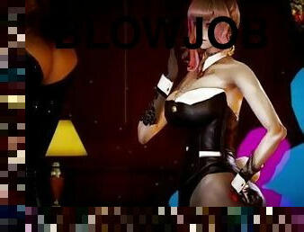 ?MMD R-18 SEX DANCE]INTENSE SEX Naughty HOT WHITE NAUGHTY WILD SEX???????[MMD R-18]