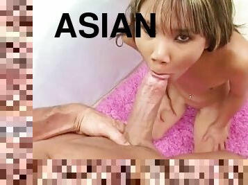 asiatique, fellation, ejaculation-sur-le-corps, ados, fellation-profonde, point-de-vue, sur-le-visage, blonde, petite, petits-seins