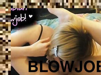 Jessica Bloom Sucking Tootsiep0p's Big Girl Cock & Toes Trans Blowjob