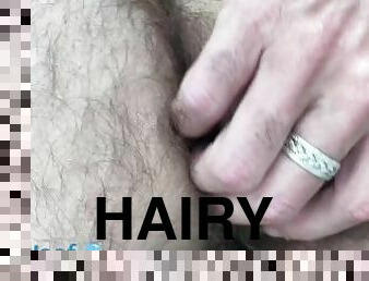 Hairiest ass get a close up shot