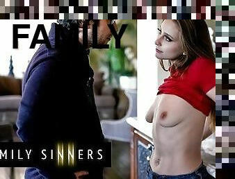 Family Sinners - Laney Grey Seduces Her Stepdad Tommy Pistol So He Won't Kick Her Out Of The House