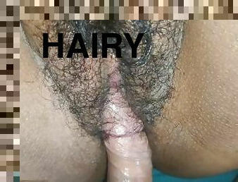 Close Up: Tight Hairy Pussy