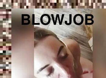 Blowjob to a new friend. Video for my husband