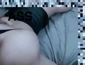 Fat white ass getting fucked from the back