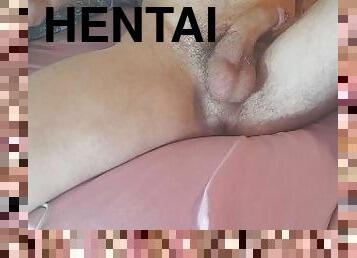 énorme, masturbation, fellation, énorme-bite, ados, pieds, secousses, collège, ejaculation, hentai