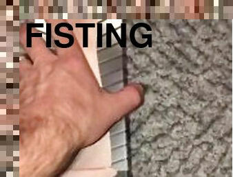 fisting, anal, første-gang, cum, dildo, suging