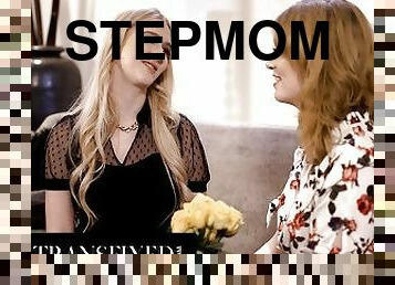 TRANSFIXED - Stepmom Audrey Madison Can't Resist Trans Stepdaughter Erica Cherry