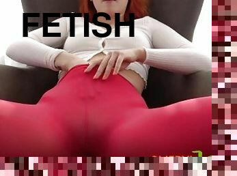 mastubasi, stocking, vagina-pussy, sayang, permainan-jari, kotor, celana-dalam-wanita, fetish-benda-yang-dapat-meningkatkan-gairah-sex, seorang-diri, basah