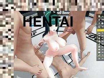 supruga, pov, domaćica, animacija, hentai, hrvanje, 3d