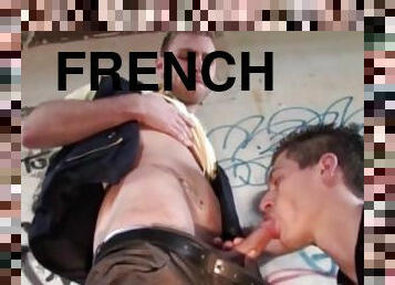 innocent french twinks fucked outdoor by the postboy