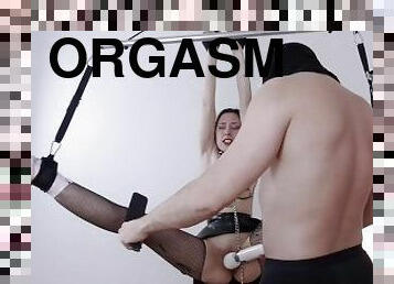 orgasmo, amateur, hardcore, sadomasoquismo, esclava, atada, fetichista, látex, dolor, bondage