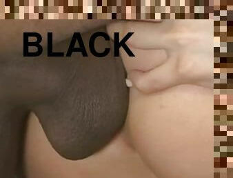 Big Black Monster Cock Satisfied Himself After Fucking A Teen In Her Pussy and Her Tight Asshole