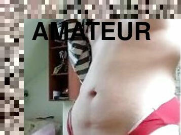 masturbation, russe, amateur, ejaculation-sur-le-corps, maison, ejaculation, horny, mignonne, fétiche, boules