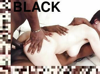 PrivateBlack - Silvia Sin Milks BBC in Interracial Gangbang!