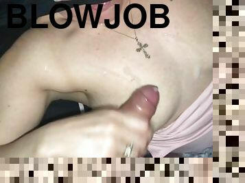 Blowjob & Handjob Cum On Tits