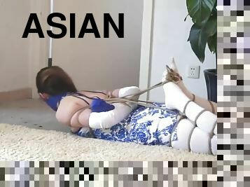 asia, stocking, jepang, bdsm-seks-kasar-dan-agresif, stocking-stockings, fetish-benda-yang-dapat-meningkatkan-gairah-sex, seorang-diri, bondage-seks-dengan-mengikat-tubuh, berambut-cokelat