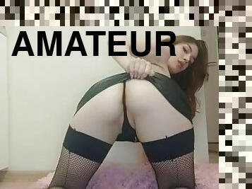 masturbare-masturbation, amatori, jucarie, ciorapi, frumoasa, solo, piele, atata