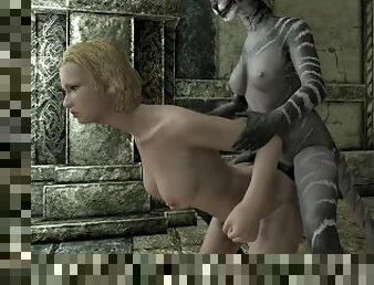 SkyrimSex- Fuck Skyrim (Khajit Female)