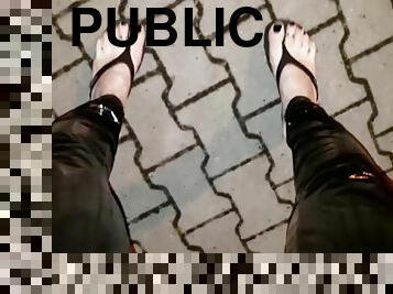Flip Flops And Latex Leggings In Public