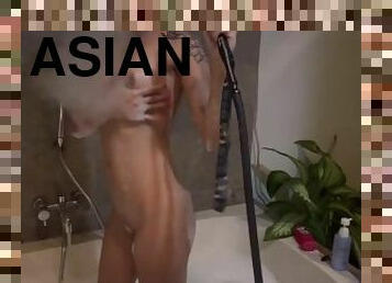 آسيوية, الاستحمام, كبيرة-الثدي, أسلوب-هزلي, كس-pussy, هواة, قذف, شقراء, عاهرة-fucking, تدخين