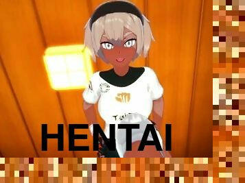 amatőr, láb, nézőpont, anime, hentai