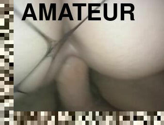 amatør, cumshot, stor-pikk, creampie, brasil, rødhåret, pikk