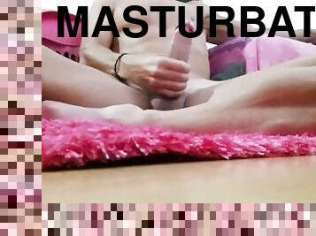 Hot Guy Masturbating and Training his cock not to cum