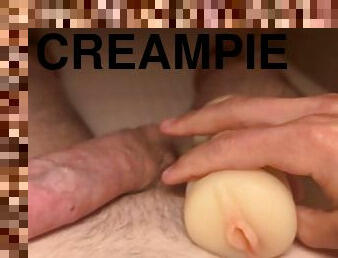 Couldn't Handle Giving Anal to my Pocket Pussy - Anal Creampie